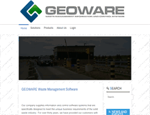 Tablet Screenshot of geowareinc.com